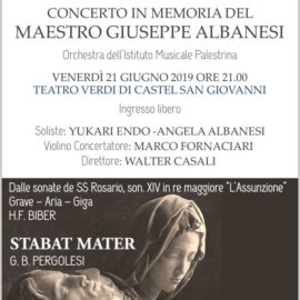 Concerto in memoria del Maestro Giuseppe Albanesi